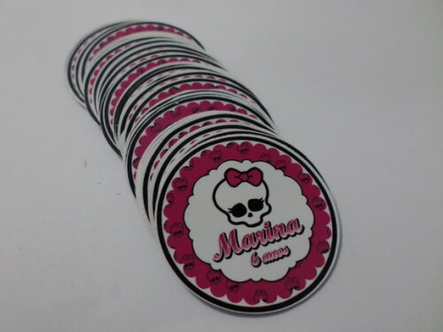 Adesivos Para Latinha Monster High