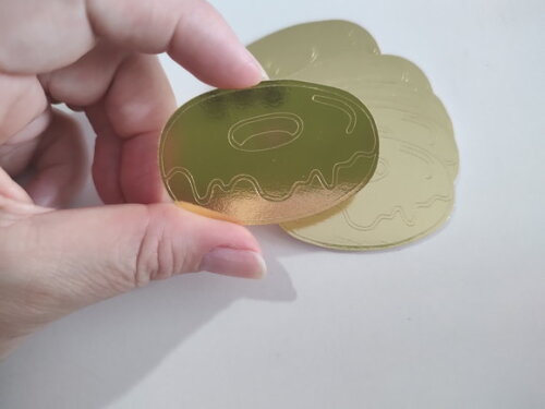 Aplique Lamicote Dourado