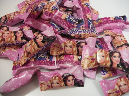 Balas Personalizadas Barbie Pop Star