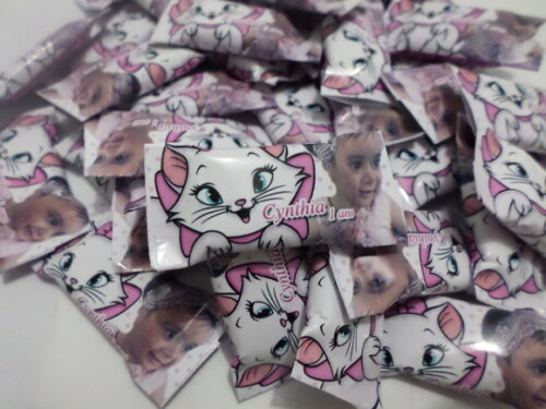 Balas Personalizadas gata marie