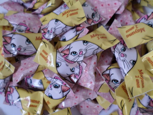 Balas Personalizadas gata marie