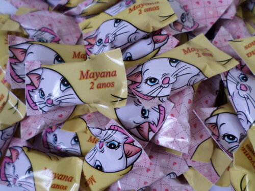 Balas Personalizadas gata marie