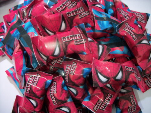 Balas Personalizadas homem aranha