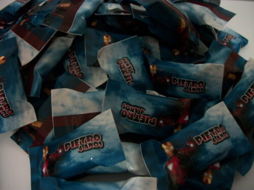 Balas Personalizadas homem de ferro