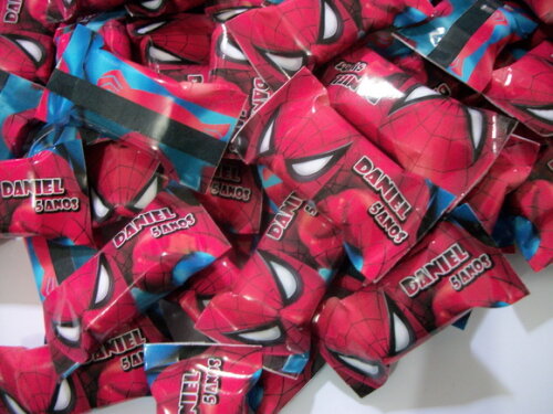 Balas Personalizadas homem aranha