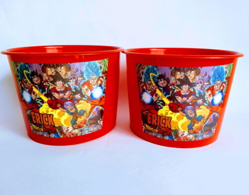 Balde de Pipoca Personalizado Dragon Ball