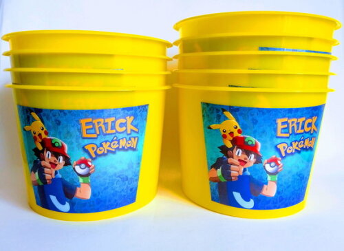 Balde de Pipoca Personalizado Pokémon