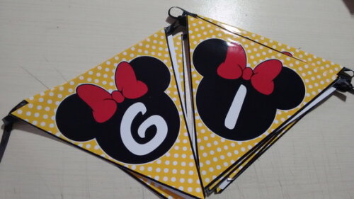 Bandeirola Minnie