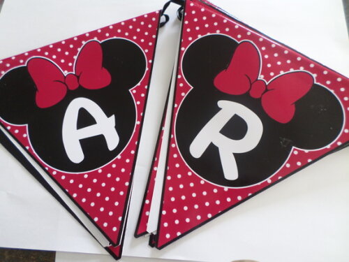 Bandeirola Minnie