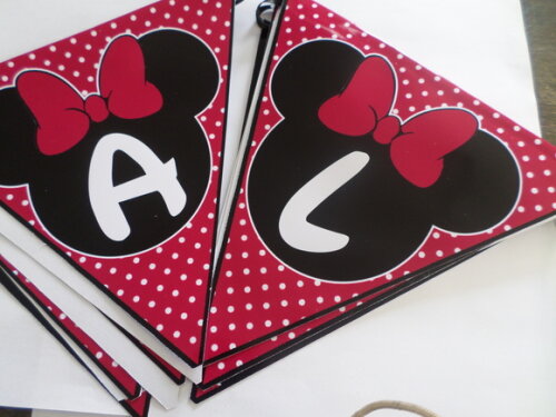 Bandeirola Minnie