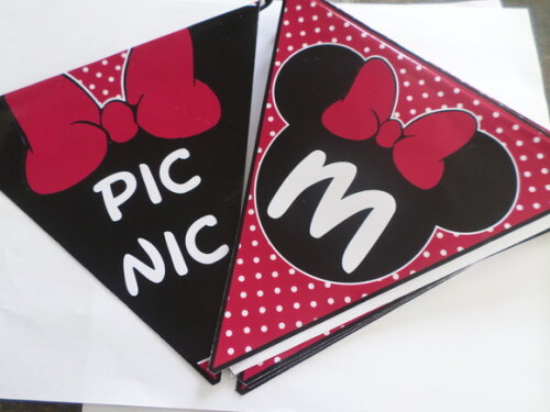Bandeirola Minnie