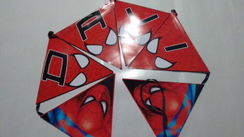 Bandeirola Personalizada Homem Aranha