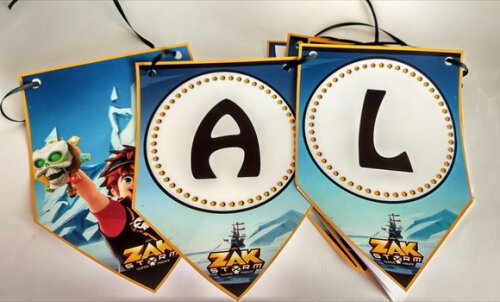 Bandeirola Personalizada Zak Storm