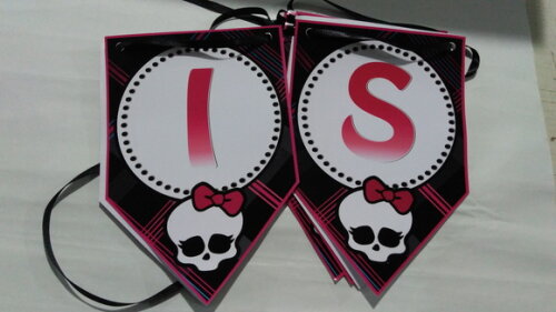 Bandeirolas Monster High