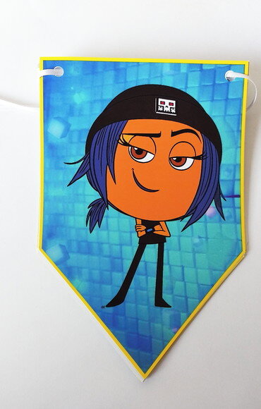 Bandeirolas Personalizadas Emoji o Filme