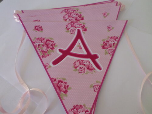 Bandeirolas Personalizadas Floral