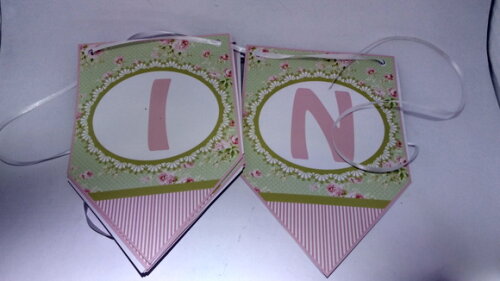 Bandeirolas Personalizadas Floral