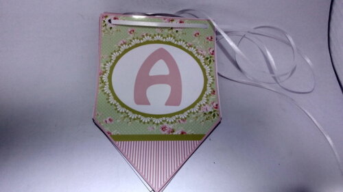 Bandeirolas Personalizadas Floral