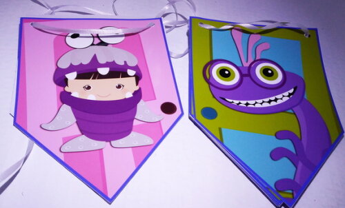 Bandeirolas Personalizadas Monstros S.a.