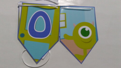 Bandeirolas Personalizadas Monstros S.a.