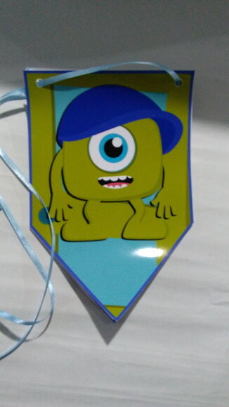 Bandeirolas Personalizadas Monstros S.a.