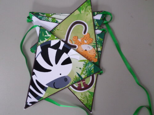 Bandeirolas Personalizadas Safari