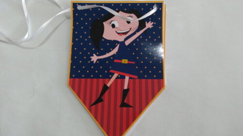 Bandeirolas Personalizadas Show da Luna