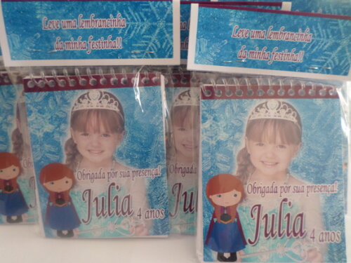 Bloquinho de Anotação Frozen