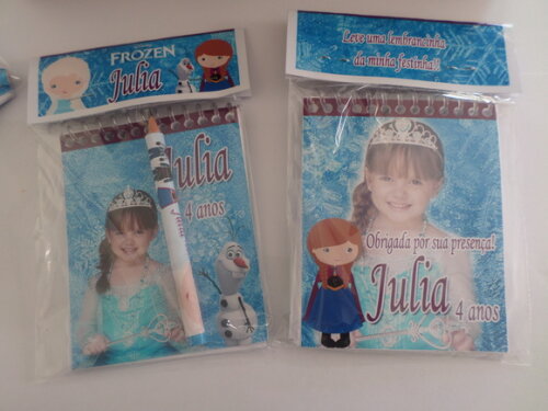 Bloquinho de Anotação Frozen