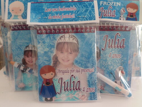 Bloquinho de Anotação Frozen