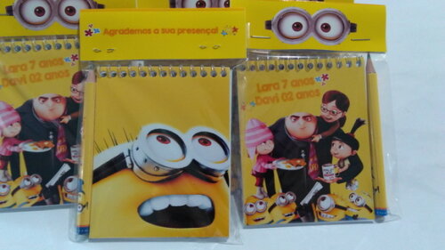 Bloquinho Minions Personalizado