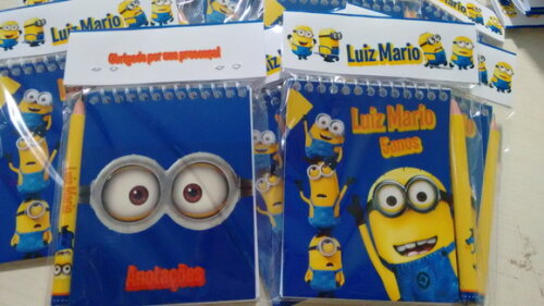 Bloquinho Minions Personalizado
