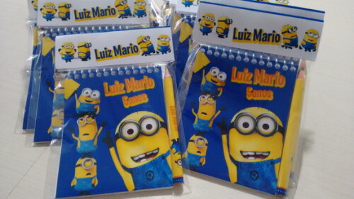 Bloquinho Minions Personalizado