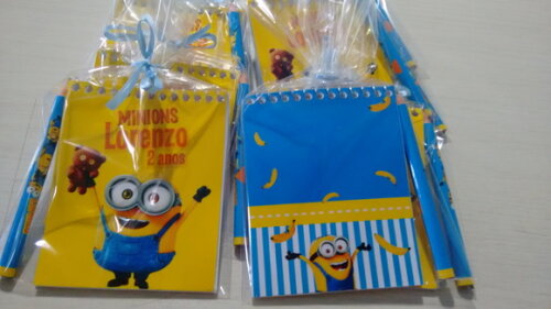 Bloquinho Minions Personalizado