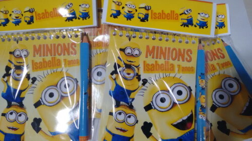 Bloquinho Minions Personalizado