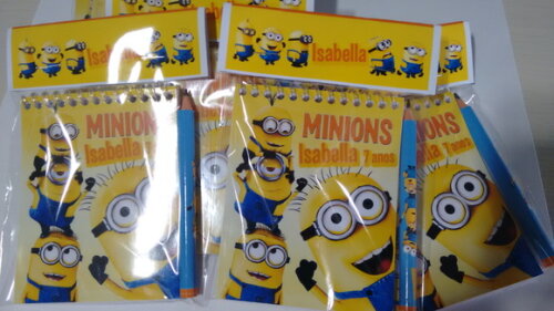 Bloquinho Minions Personalizado