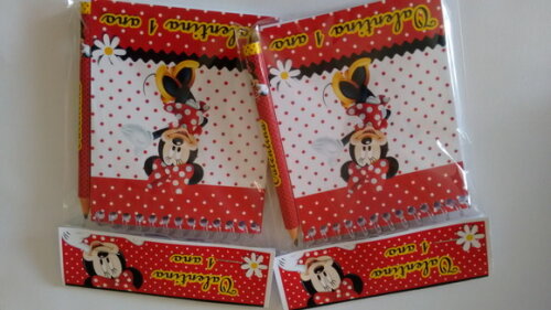 Bloquinho Minnie Personalizado