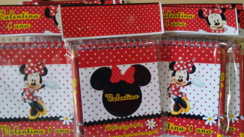 Bloquinho Minnie Personalizado