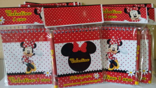 Bloquinho Minnie Personalizado