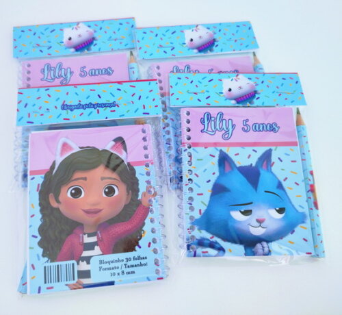 Bloquinho Personalizado a Casa Magica de Gabby