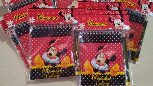 Bloquinho Personalizado da Minnie