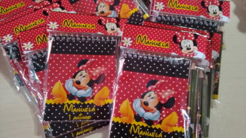 Bloquinho Personalizado da Minnie