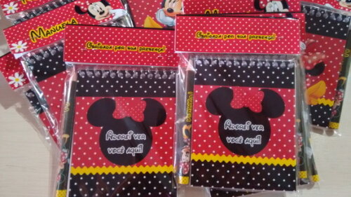 Bloquinho Personalizado da Minnie