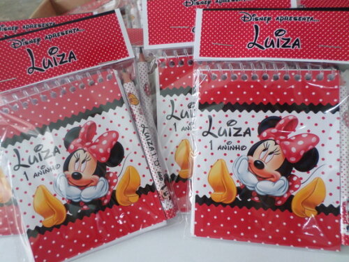 Bloquinho Personalizado Minnie