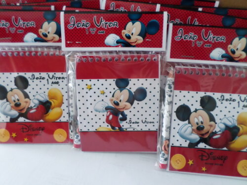 Bloquinho Personalizado Mickey