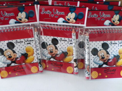 Bloquinho Personalizado Mickey