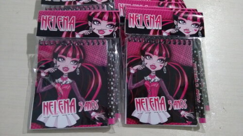 Bloquinho Personalizado Monster High