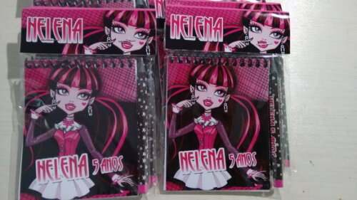Bloquinho Personalizado Monster High