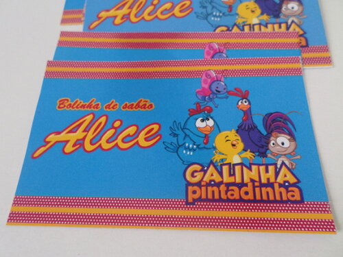 Bolinha de Sabão Galinha Pintadinha