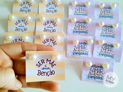 Brincos Pérola Personalizados